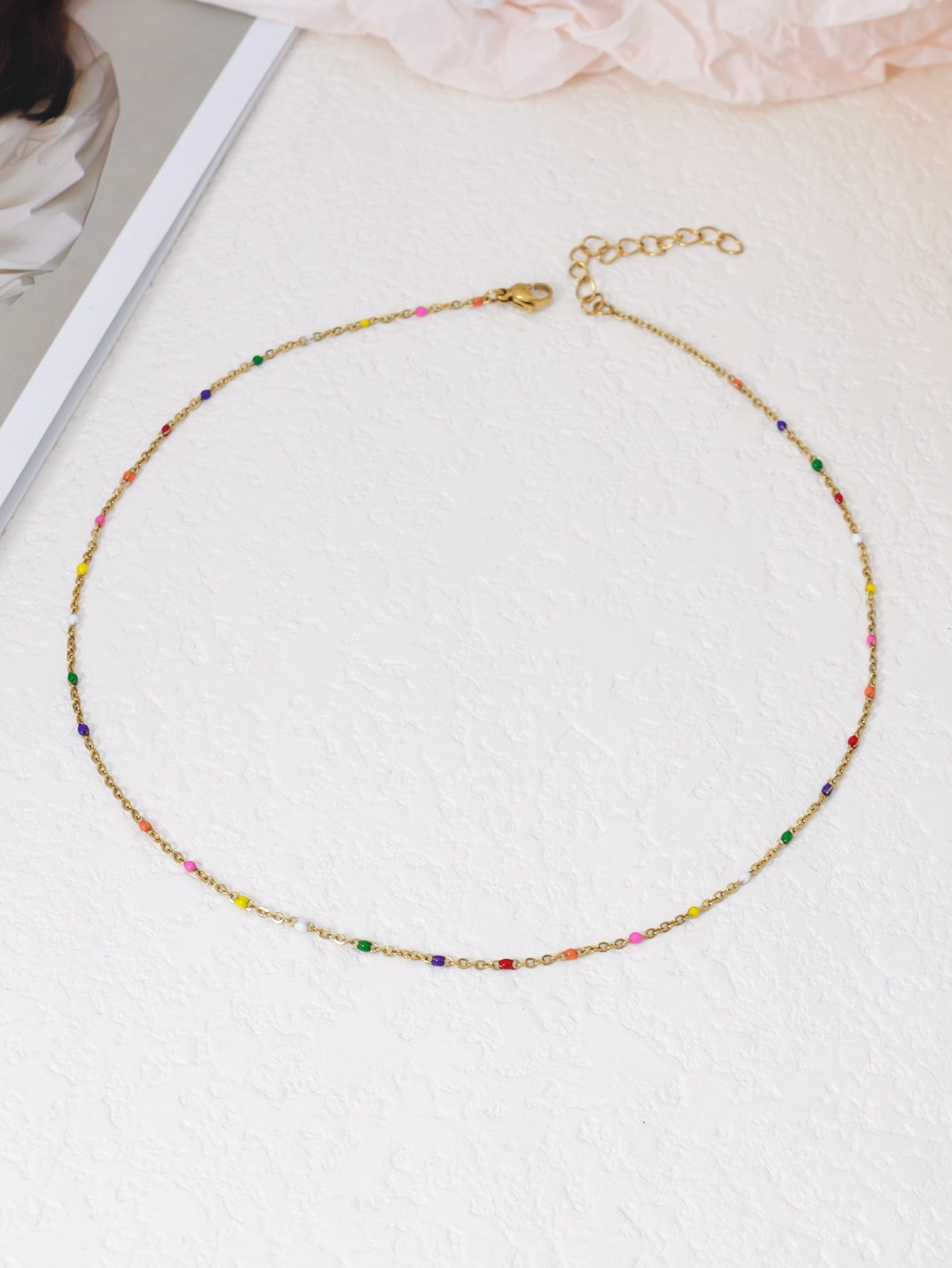 COLLANA PALLINE COLORATE